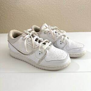 Nike Kids Air Jordan 1 Flight 2 Low White Sneakers Size 5YW
